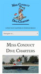 Mobile Screenshot of missconductcharters.com